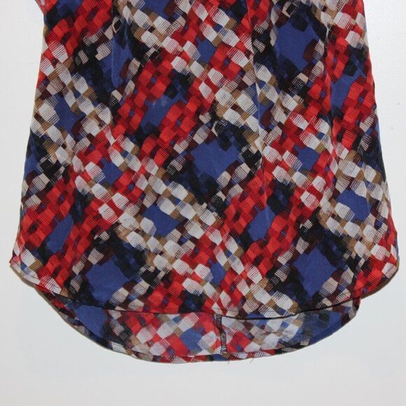 Trina Turk Multicolor Geometric Silk Sleeveless top Women's Size S - Picture 3 of 12